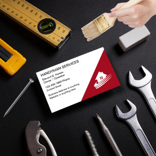Handwerker-Hausservice-Geschäftskarten Visitenkarte