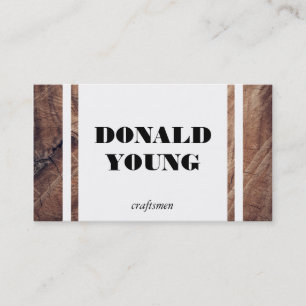 Handwerker   Holz III Visitenkarte
