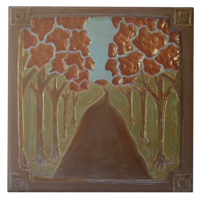 Handwerker-Landschaftsfliese Fliese (Vorderseite)