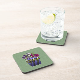 Handwerker Lily Vase Set 6 Getränkeuntersetzer