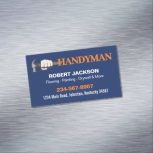 Handwerker-Reparaturservice Magnetische Visitenkarte