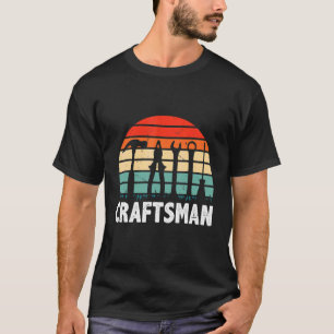 Handwerker Retro Graphic Electrician Worker to T-Shirt