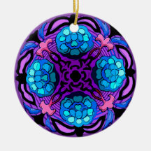 Handwerker Wintergarten (Keramik Fan Pull / Orname