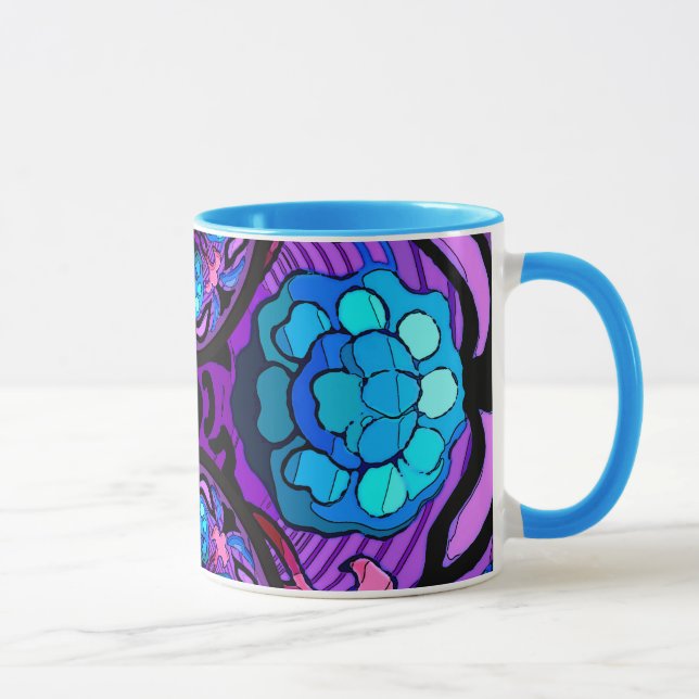 Handwerker Wintergarten Tasse (Rechts)