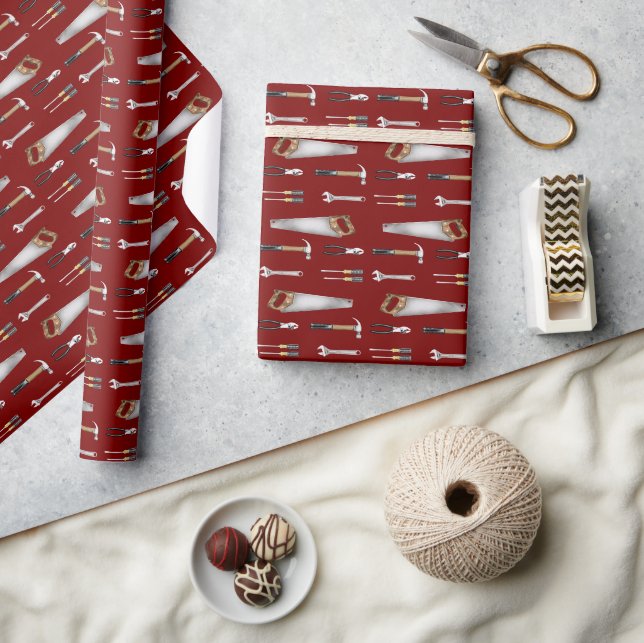 Handwerkerwerkzeuge  geschenkpapier (Kunsthandwerk)