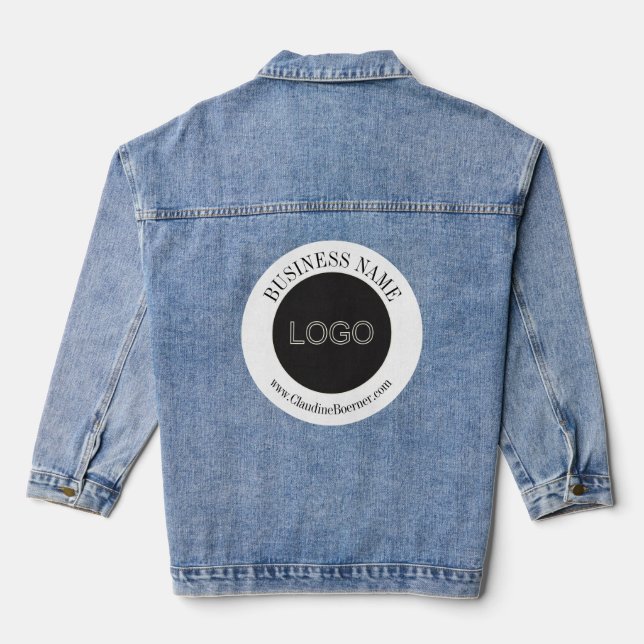 Handwerkskünstler laden Denim Jacket hoch Jeansjacke (Rückseite)