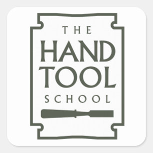 Handwerkzeug-Schulaufkleber Quadratischer Aufkleber