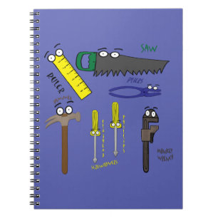 Handwerkzeuge, Cartoon Art Notizblock