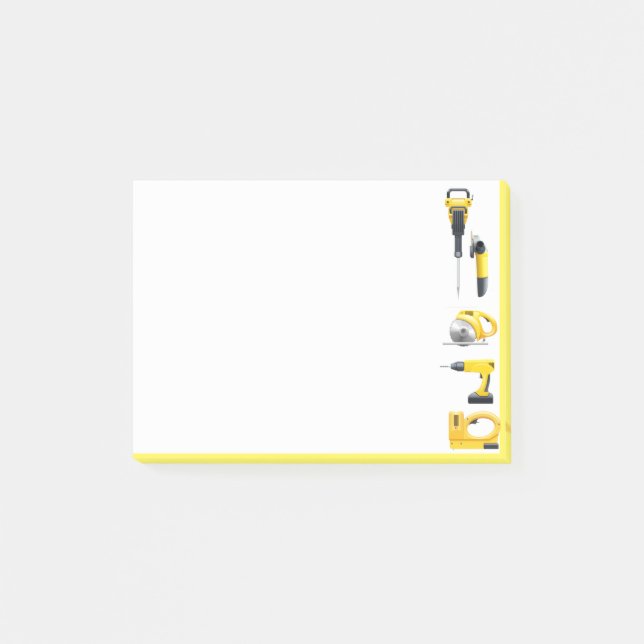 Handwerkzeuge für Wasserfarben handlicher Mensch Post-it Klebezettel (Vorderseite)