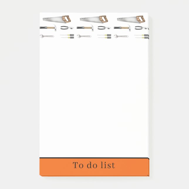 Handwerkzeuge Post-it Klebezettel (Vorderseite)