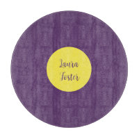 Handwriting Eleganter Name Indigo & Gelb Farbe