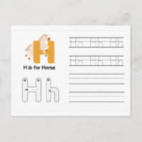 Handwriting-FlashCards für Kindergarten | H, I |