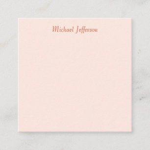 Handwriting Script Name Elegant Schlicht Begleitkarte