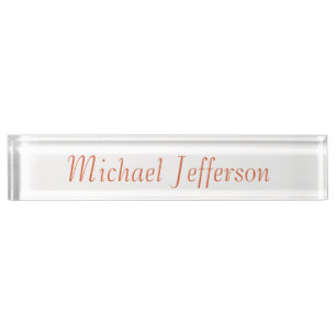 Handwriting Script Name Elegant Schlicht Simple Namensplakette