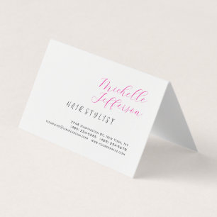 Handwriting Trendy Faltes Skripthandschrift für Ha Visitenkarten