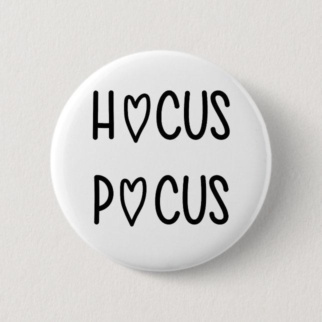 Handwritten hocus pocus button (Vorderseite)