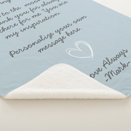 handwritten love letter or message custom sherpadecke