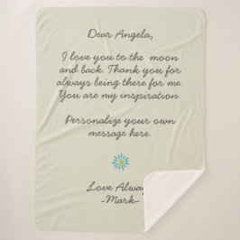 handwritten love letter or message custom sherpadecke