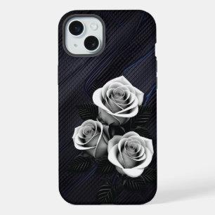 Handy-Abdeckung für Schwarz und Weiß iPhone 15 Plus Hülle