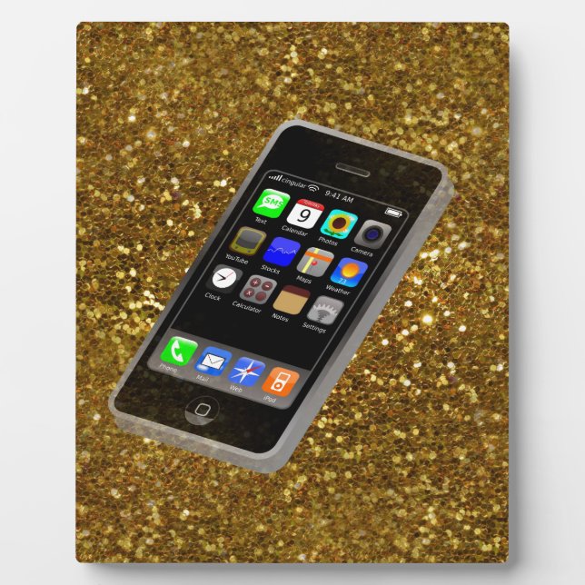 Handy-Bling Fotoplatte (Vorderseite)