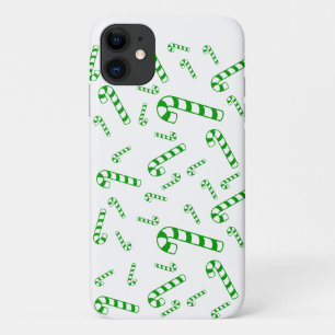Handy Case - Green Candy Cane