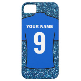 Handy Case mit Club Colors! - Blaues Shirt