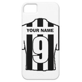 Handy Case mit Club Colors! Schwarz-Weiß-Shirt