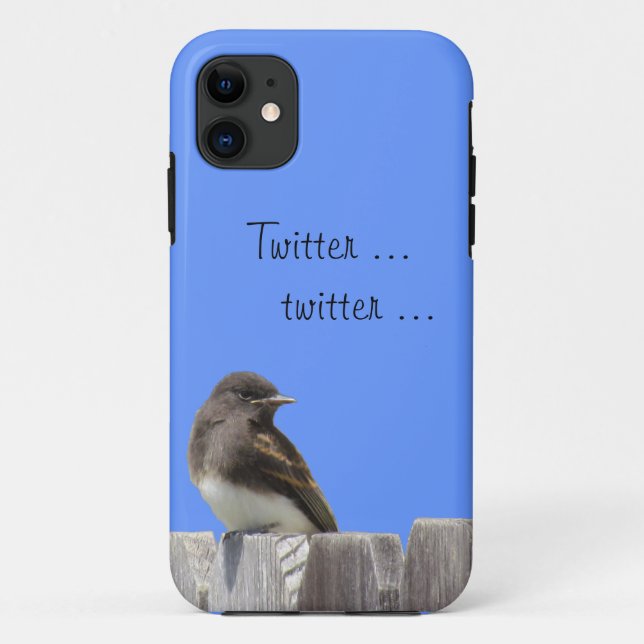 Handy-Fall - Flycatcher auf Zaun Case-Mate iPhone Hülle (Rückseite)