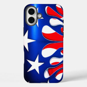 Handy-Fall für amerikanische Flaggen iPhone 16 Plus Hülle