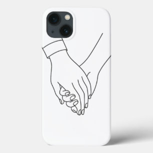 Handy-Fall für Minimalistische Couple-Holding - Li Case-Mate iPhone Hülle