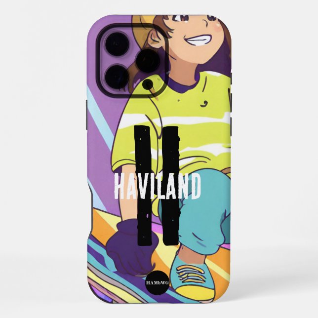 Handy-Fall HAMbWG für Mädchen iPhone 16 Pro Max Hülle (Rückseite)