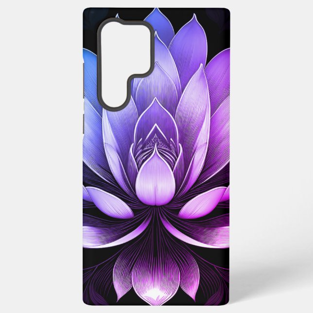 Handy-Fall Lilly lila Samsung Galaxy Hülle (Rückseite)