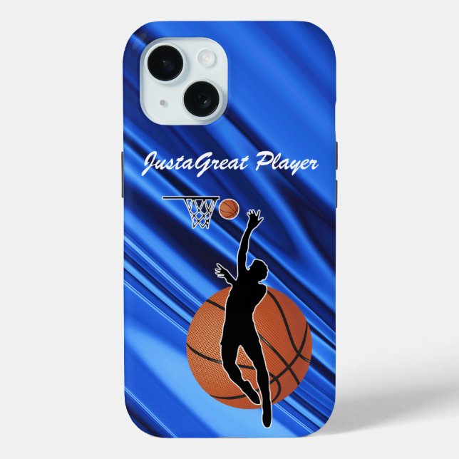 Handy-Fall mit Basketball-Thema Case-Mate iPhone Hülle (Rückseite)
