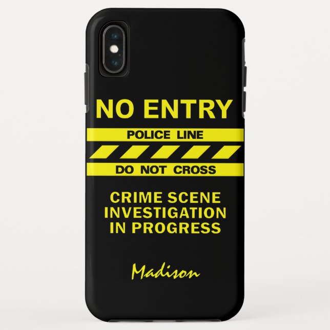 Handy-Fälle für den individuelle Name der Polizeiw Case-Mate iPhone Hülle (Rückseite)