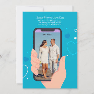 Handy-Foto-Anzeige Ankündigung