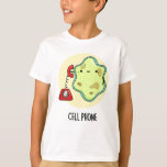 Handy Funny Biology Science Puff T-Shirt<br><div class="desc">Handy Funny Biology Science Pun verfügt über eine niedliche Single-Zelle mit einem Vintagen Handy. Funny Pun Geschenk für Familie und Freunde, die Liebe Biologie, Handys und Pistolen.</div>