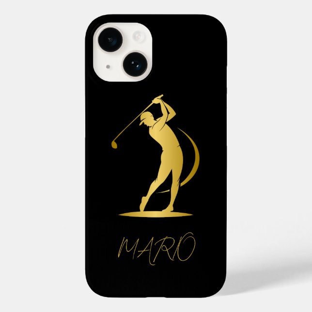 Handy-Gehäuse für Golfer Case-Mate iPhone 14 Hülle (Rückseite)