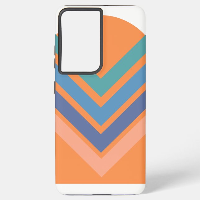 Handy-Gehäuse mit farbenfroher Kunst Samsung Galaxy Hülle (Rückseite)