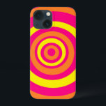 Handy-Gehäuse mit orangefarbenem und rosa Muster Case-Mate iPhone Hülle<br><div class="desc">Schützen Sie Ihr Handy stilvoll mit diesem farbenfrohen Handy Gehäuse mit Kunst von Buttercup's Bekleidung und Collectables. Das Gehäuse des Telefons weist ein buntes Retro-Muster in Orange-,  Gelb- und Rosatönen auf. Erhältlich für verschiedene Handymarken und -modelle.</div>