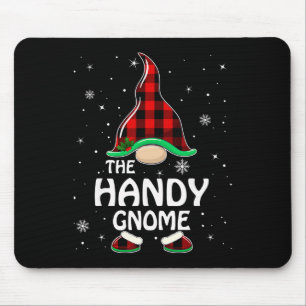 Handy Gnome Buffalo Kariert Matching Family Christ Mousepad