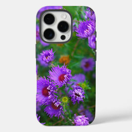 Handy Hülle Apple Iphone 16 lila Blüten