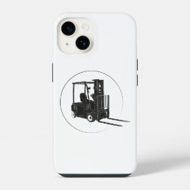 Handy Hülle mit Gabelstapler Grafik iPhone 14 Hülle