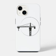 Handy Hülle mit Kran-Grafik