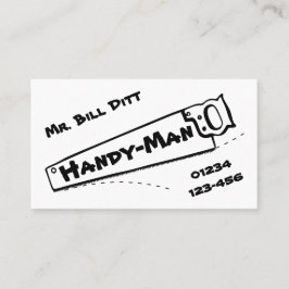 Handy-Man-Visitenkarte Visitenkarte