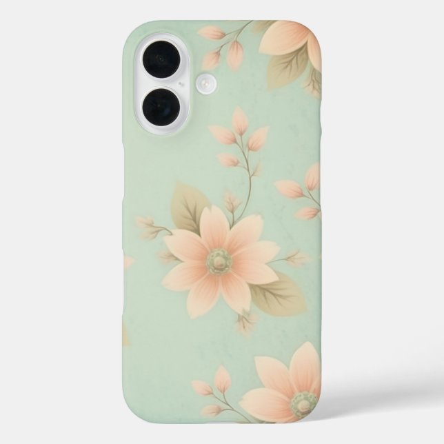 Handy mit 16 Kartons iPhone 16 Hülle (Rückseite)