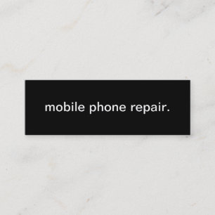 Handy-Reparatur-Dienstleistungsunternehmen-Karte Mini Visitenkarte