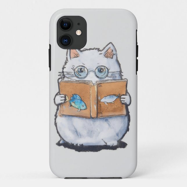 Handycase für Katzen buchen Case-Mate iPhone Hülle (Rückseite)