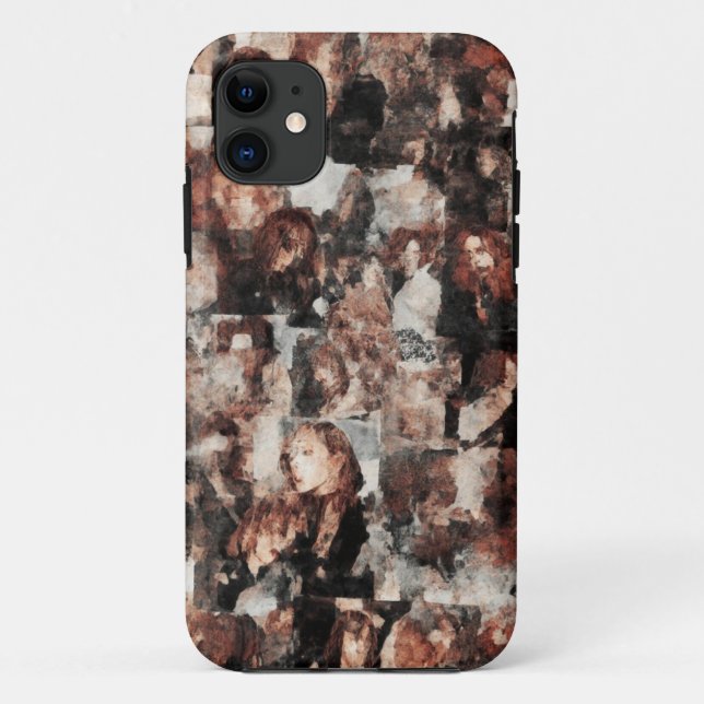 Handyfall für künstlerisches Portrait Case-Mate iPhone Hülle (Rückseite)