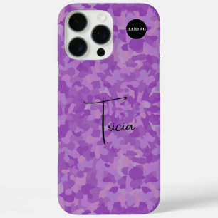 Handyhülle Lila Tarnmuster HAMbyWG iPhone 16 Pro Max Hülle
