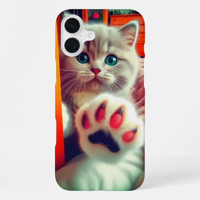 Handyhülle mit Kätzchen iPhone 16 Plus Hülle (Rückseite)